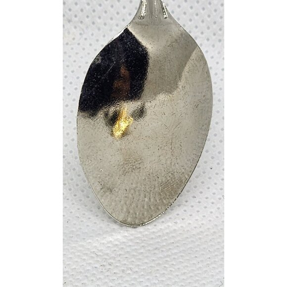 San Antonio Collectible Souvenir Spoon With Texas Map & Gold Boot Charm - Picture 4 of 7